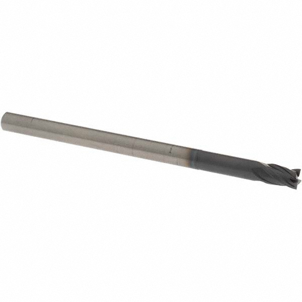 OSG HP411-2500 Square End Mill: 1/4 Dia, 3/8 LOC, 1/4 Shank Dia, 4 OAL, 4 Flutes, Solid Carbide Image