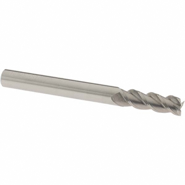 OSG 445-2500 Square End Mill: 1/4 Dia, 3/4 LOC, 1/4 Shank Dia, 2-1/2 OAL, 3 Flutes, Solid Carbide Image
