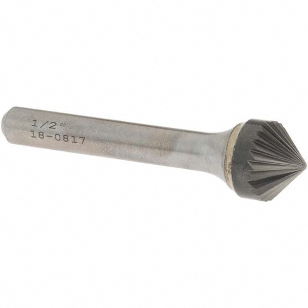 OSG 701-5002 1/2" Head Diam, 1/4" Shank Diam, 24 Flute 90° Solid Carbide Countersink Image