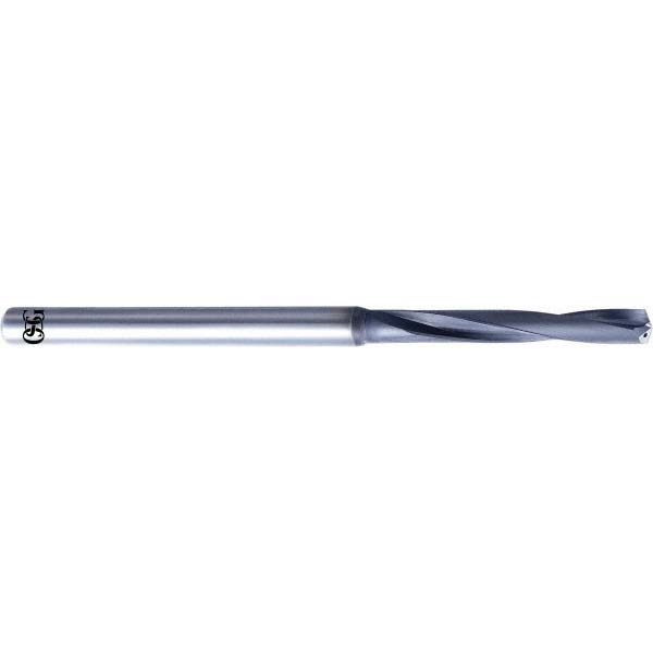 Jobber Length Drill Bit: #25 (0.1495) Dia, 140 deg, Solid Carbide - SiC Finish, 3.0709" OAL, Right Hand Cut, Regular Spiral Flute, Straight Shank