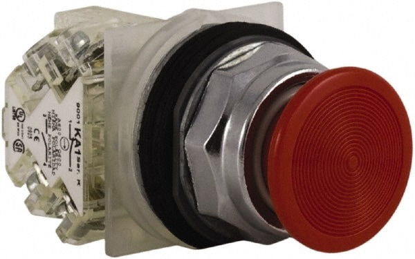 Square D 9001KR4RH13 Push-Button Switch: 30 mm Mounting Hole Dia, Momentary (MO) Image