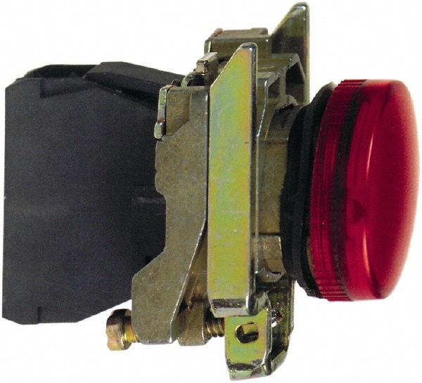 Square D XB4BVB4 24 VAC/VDC Red Lens LED Indicating Light Image