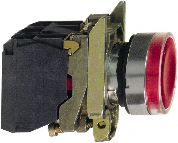 Square D XB4BW34B5 Push-Button Switch: 0.87" Mounting Hole Dia, Momentary (MO) Image