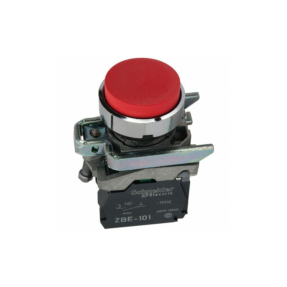 Square D 22mm Mount Hole, Extended Straight, Pushbutton Switch Only