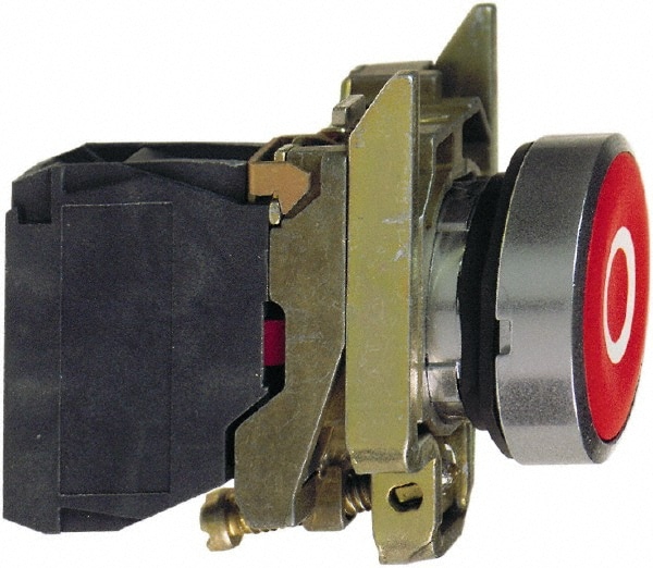 Square D XB4BA4322 Push-Button Switch: 0.87" Mounting Hole Dia, Momentary (MO) Image