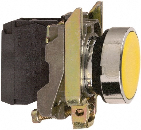 Square D XB4BA51 Push-Button Switch: 0.87" Mounting Hole Dia, Momentary (MO) Image