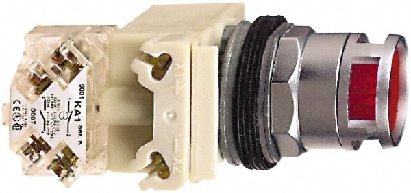 Square D 9001K3L35LRRH13 Push-Button Switch: 1.18" Mounting Hole Dia, Momentary (MO) Image