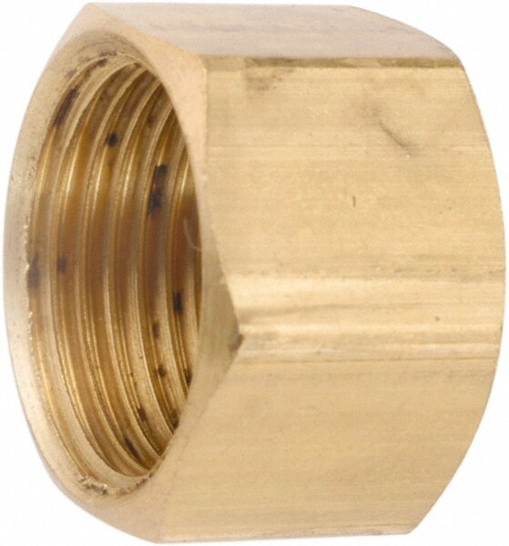 Compression Tube End Cap: 7/16-24" Thread, Compression Cap