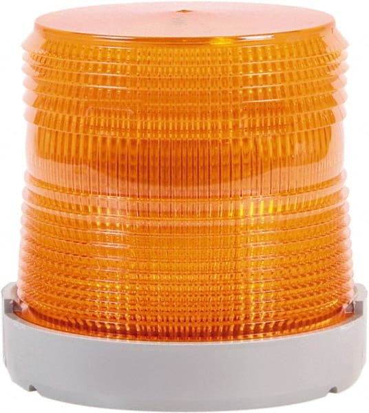 Edwards Signaling 48XBRMR24D Flashing & Steady Light: Red, Panel & Pipe Mount, 24VDC 
