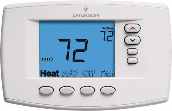 White-Rodgers 1F95EZ-0671 45 to 99°F, 4 Heat, 2 Cool, Premium Residential Digital 7 Day Programmable Universal Multi-Stage or Heat Pump Thermostat 