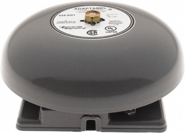 6" Diam, 24 VDC Bell
