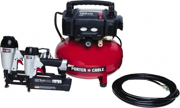 0.80 HP, 2.6 SCFM at 90 psi Pancake Finish/Nailer Combo
