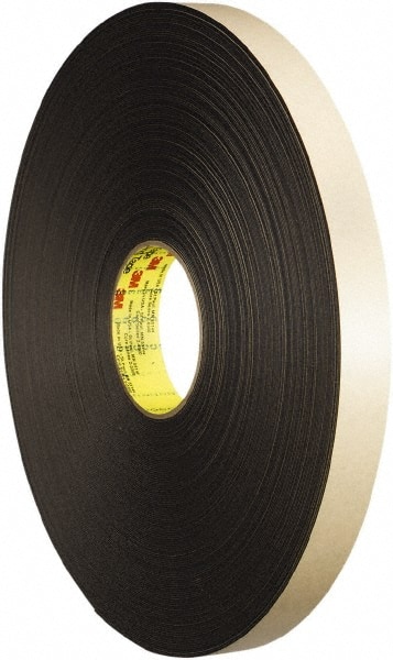 Polyethylene Foam Tape: 72 yd Long, 4 mil Thick, Acrylic Adhesive