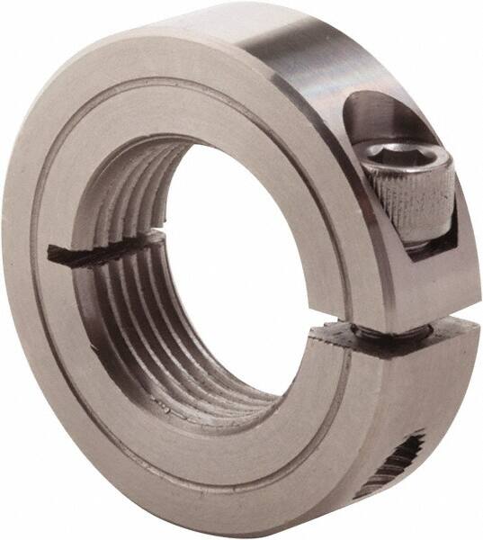 Aluminum 2-1/2 OD With 3/8-16 x 3/8 Set Screw 1-9/16 Bore Size Climax Metal C-156-A Set Screw Collar
