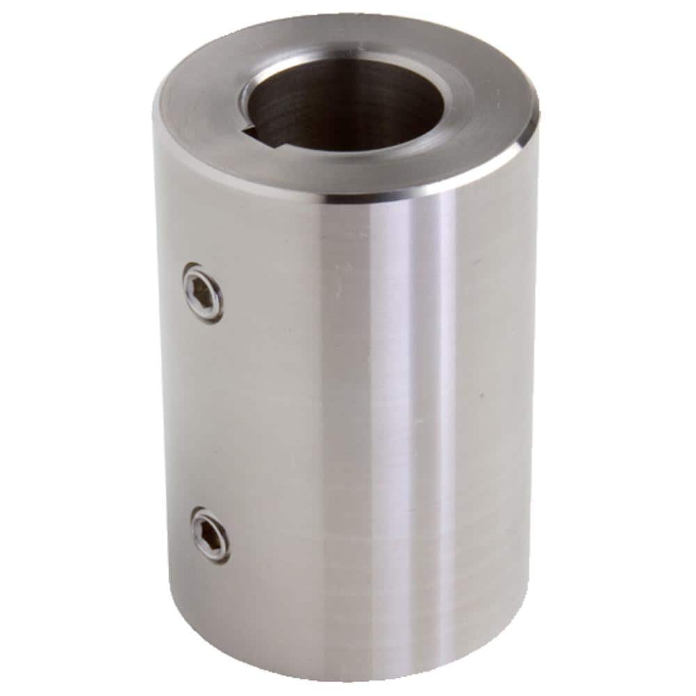 Climax Metal Products RC-200-S-KW 2" Inside x 3-5/16" Outside Diam, Set Screw Rigid Coupling with Keyway 