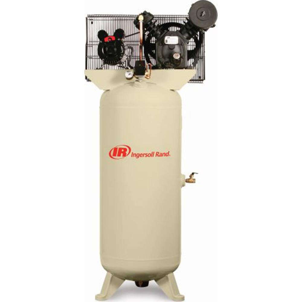 Stationary Electric Air Compressors; Compressor Style: Simplex ; Input Voltage: 230 ; Frequency: 230 ; Phase: 1 ; Tank Style: Vertical ; Tank Size: 60.00