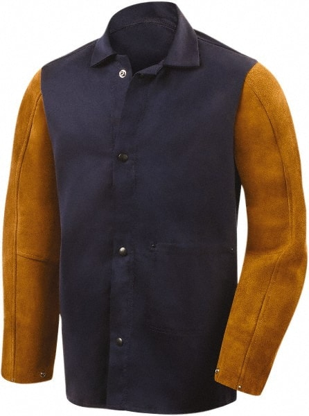 Jacket: Size Large, Cotton & Leather