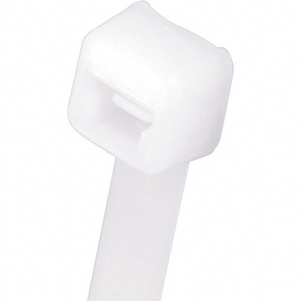 WHITE NYLON ONE EACH 1 ONLY PANDUIT 14-1/2” CABLE TIE WITH 2” WRITE-ON LABEL 