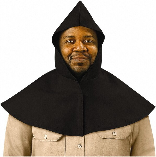 Arc Flash & FR Hoods; Hood Type: Hood with Neck & Shoulder Drape ; Hood Style: Hood with Neck and Shoulder Drape ; Material: Carbonized Fiber ; Size: Universal ; Color: Black ; Hood Material: Carbonized Fiber