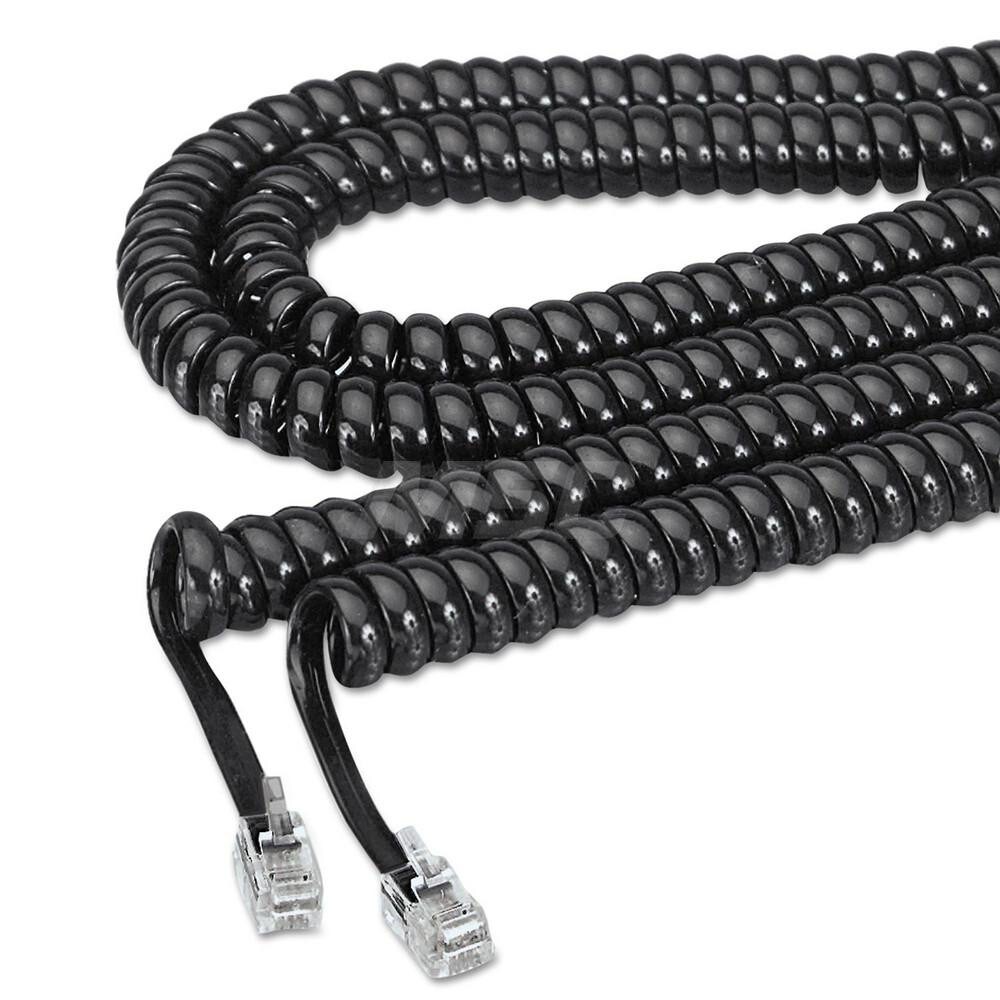 Phone Coil Cord: Black
