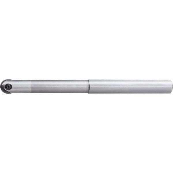 Indexable Ball Nose End Mill: 32 mm Cut Dia, High Speed Steel, 180 mm OAL