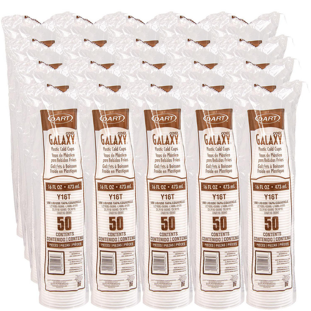 DART - (20) 50 Pack, Plastic Cold Cups, 16 oz | MSC Direct
