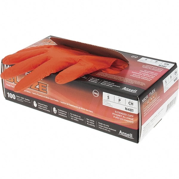 Microflex N481 Disposable Gloves: Nitrile 