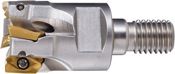 OSG 52601003 1-1/4" Cut Diam, 1.575" Max Depth, M16 Modular Connection Shank, 1.575" OAL, Indexable Square-Shoulder End Mill 