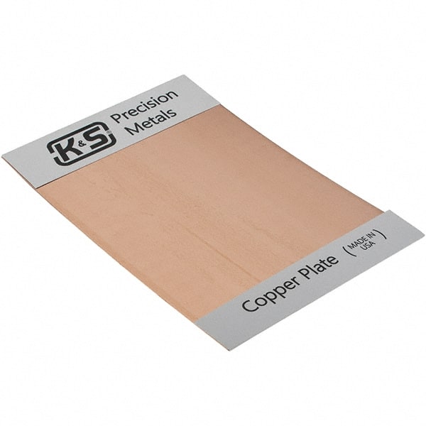 Value Collection - 1/8 Inch Thick x 12 Inch Square, Copper Sheet - 32005035  - MSC Industrial Supply
