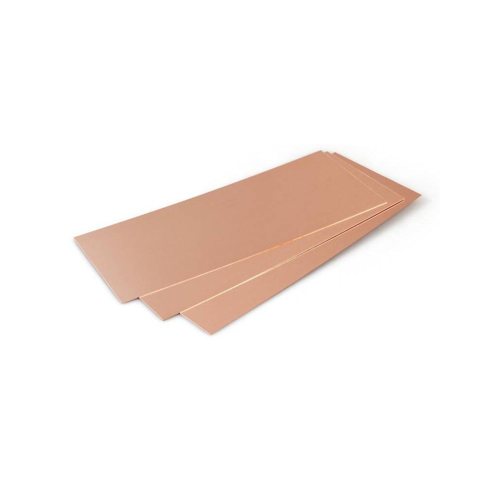 Copper Sheets; Alloy Grade: 110 ; Overall Length: 10in ; Overall Thickness: 0.05in ; Overall Width: 8.0in