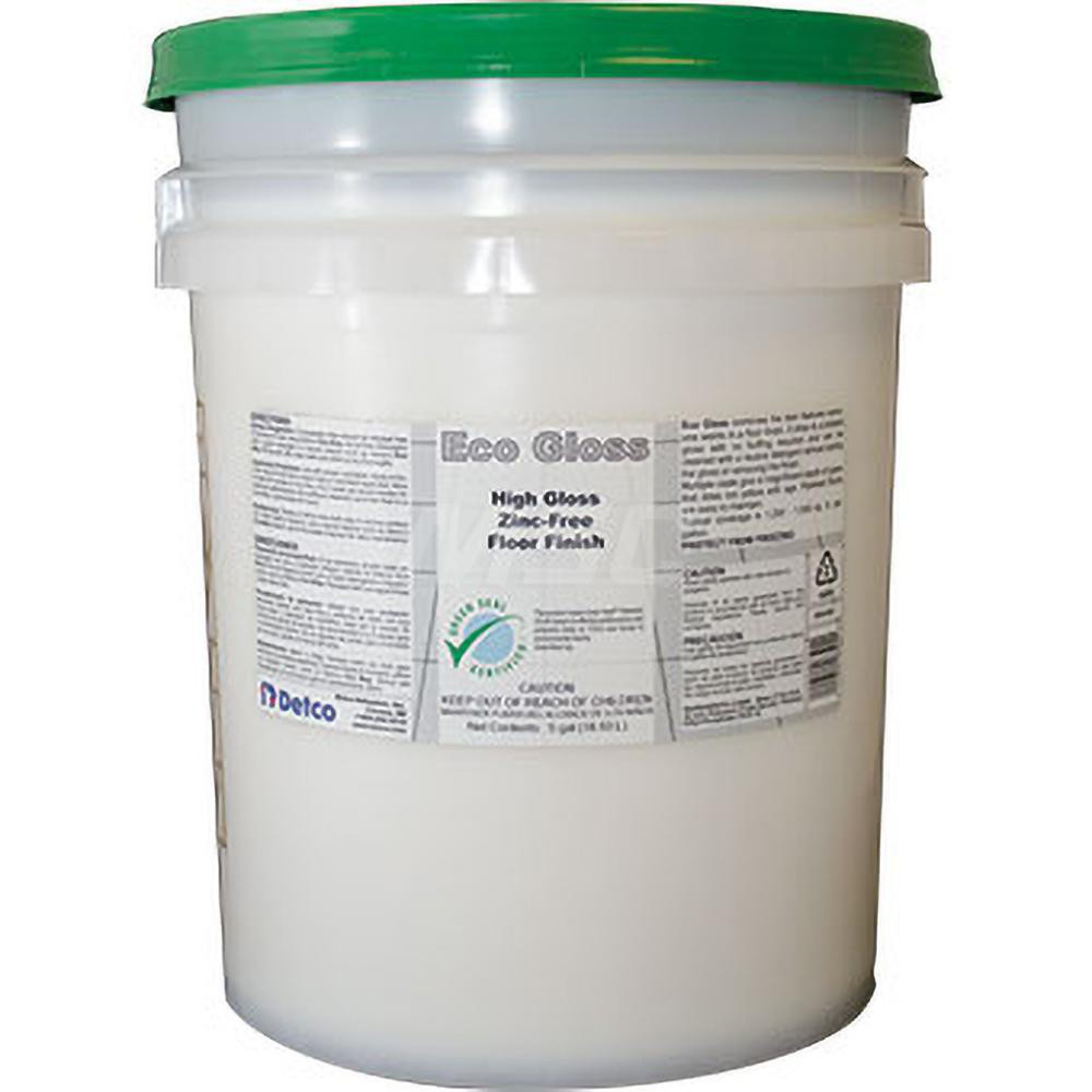 Detco Eco Gloss, 5 Gal Pail, Green Seal Floor Finish MSC Direct
