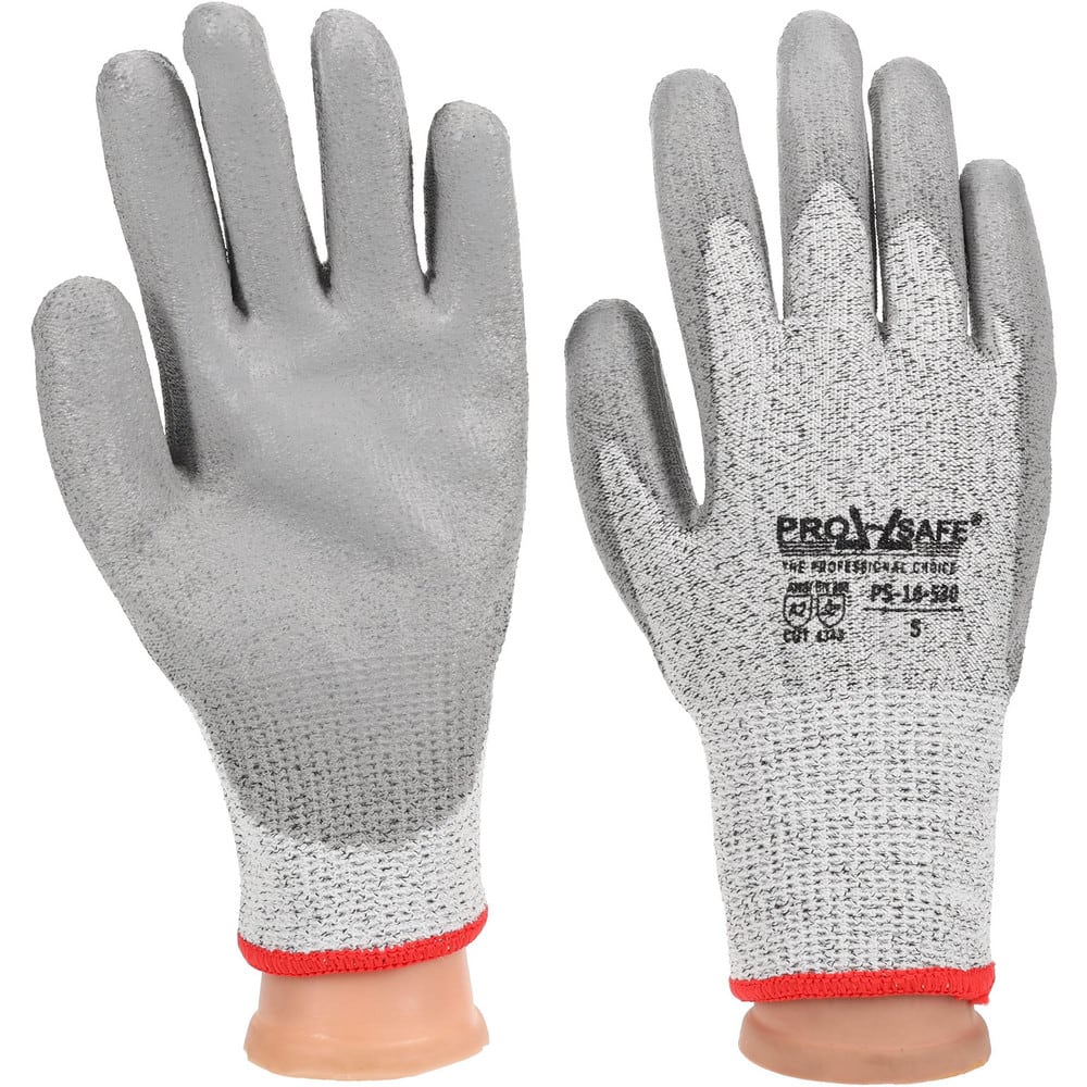 Cut & Abrasion-Resistant Gloves: Size XL, ANSI Cut 3, Polyurethane, Dyneema