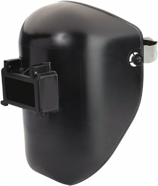 Welding Helmet: Black, Thermoplastic, Shade 10