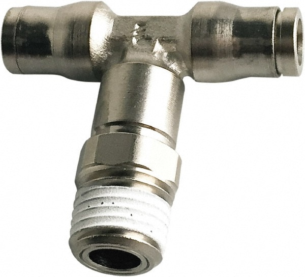 Push-To-Connect Tube to Male & Tube to Male NPT Tube Fitting: 1/2" Thread, 1/2" OD