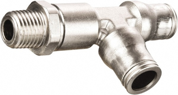 Legris 3603 10 17 Push-To-Connect Tube to Male & Tube to Male BSPT Tube Fitting: 3/8" Thread Image