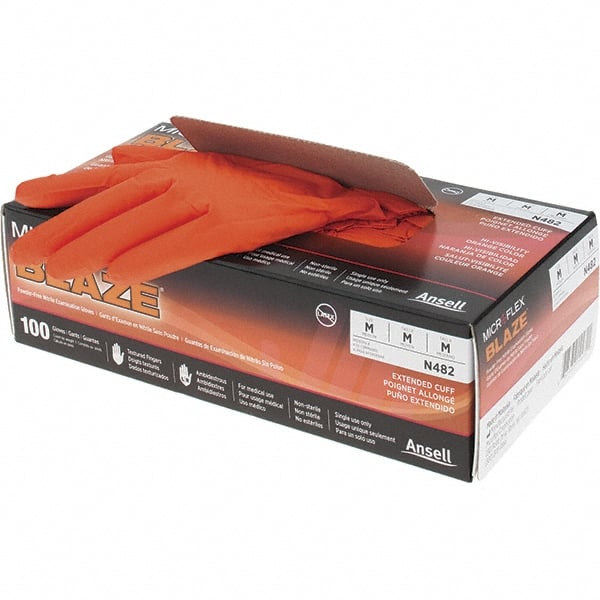 Microflex N482 Disposable Gloves: Nitrile 