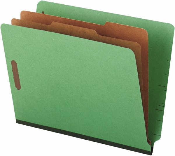 UNIVERSAL - Classification Folder: Letter, Green, 10/Pack | MSC ...