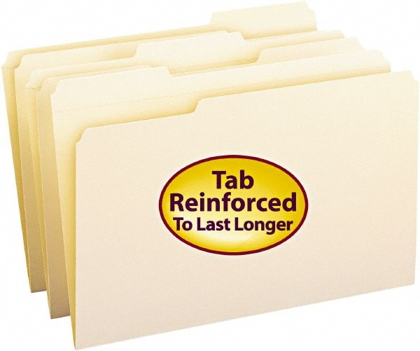 SMEAD - File Folders with Top Tab: Legal, Manila, 100/Pack | MSC ...