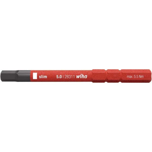 Screwdriver Insert Bit: 6 mm Drive, 75 mm OAL