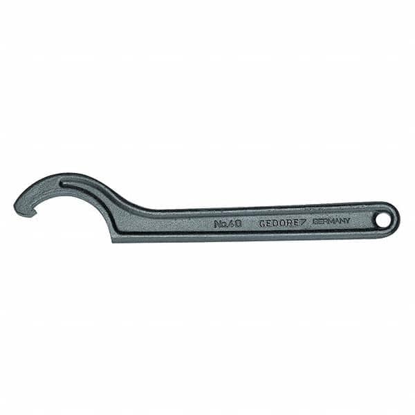 Gedore 6334880 Spanner Wrenches & Sets; Wrench Type: Fixed Hook Spanner ; Minimum Capacity (mm): 68.00 ; Maximum Capacity (mm): 75.00 ; Maximum Capacity (Inch): 3 ; Maximum Capacity (Inch): 3.0000 ; Overall Length (Inch): 9-1/2 