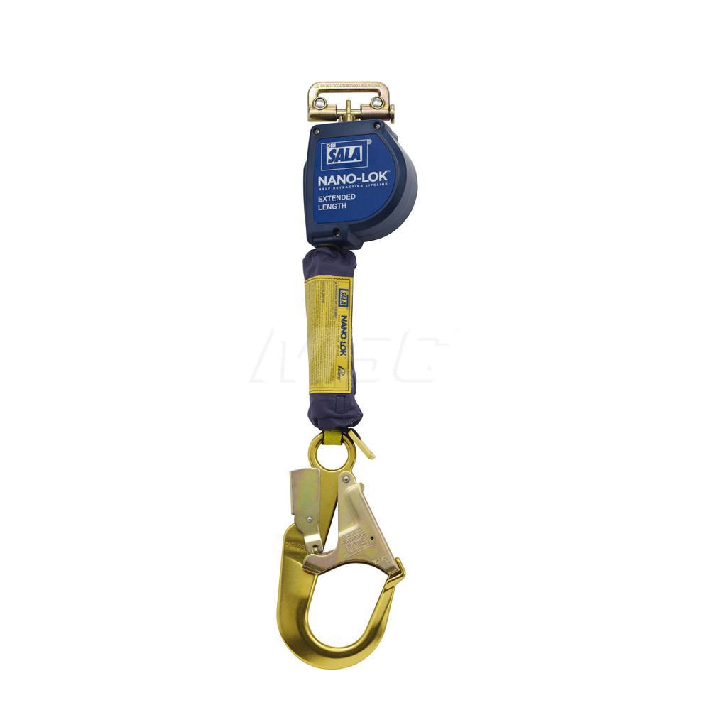 Self-Retracting Lifeline:  420 lb Capacity,  9.00' Lifeline,