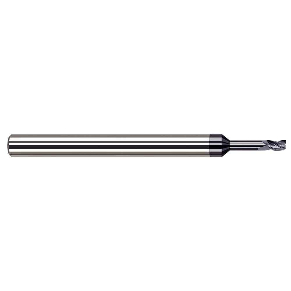 Harvey Tool 33250-C3 Square End Mill: 0.05" Dia, 3 Flutes, 1.9 mm LOC, Solid Carbide, 30 ° Helix Image