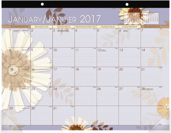 House Of Doolittle 2024 Monthly Desk Pad Calendar - 22x17 Inches With Notes Section, January-December Planning