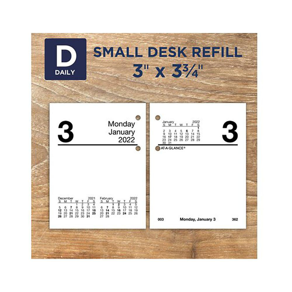ATAGLANCE Calendar Refill 183 Sheets, White Paper MSC Industrial