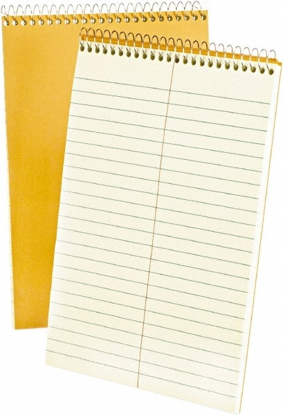 Gregg Steno Book: 80 Sheets, Gregg Ruled, Green Paper, Spiral Binding