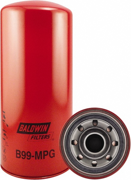 Automotive Oil Filter: 5.38" OD, 12.09" OAL - Compatible with Caterpillar 2444484, Hastings B99-MPG & Wix 51792XE