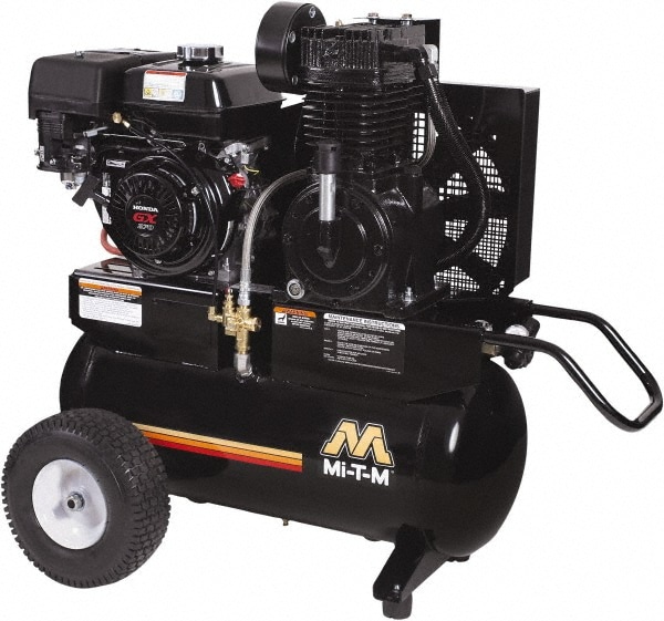 9.0 hp, 17.2 CFM, 175 Max psi, Two Stage Portable Fuel Air Compressor