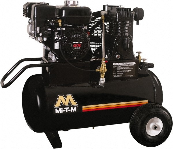 6.5 hp, 13.9 CFM, 90 Max psi, Single Stage Portable Fuel Air Compressor