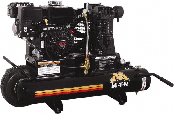 6.5 hp, 13.9 CFM, 90 Max psi, Single Stage Portable Fuel Air Compressor