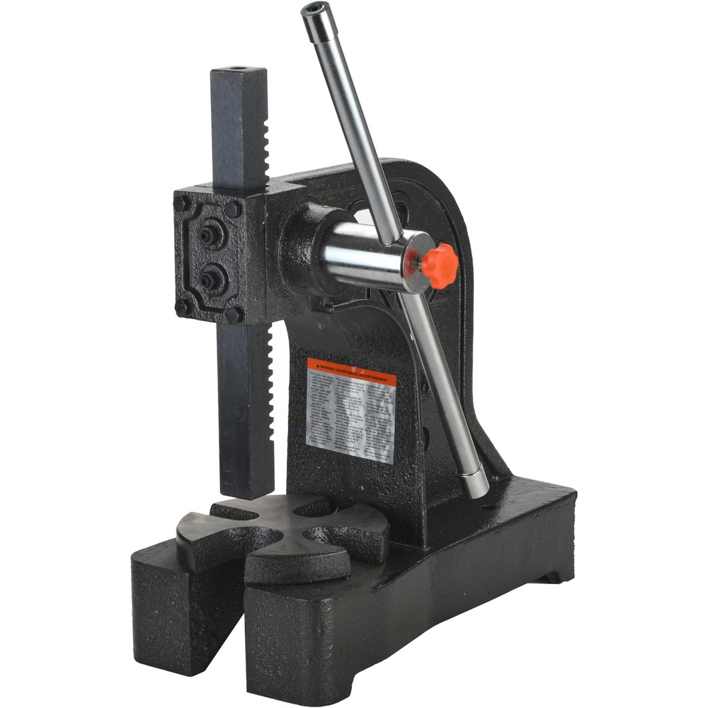 Gibraltar Arbor Press 11/4" Ram, 43/4" Throat Depth, 2 Ton